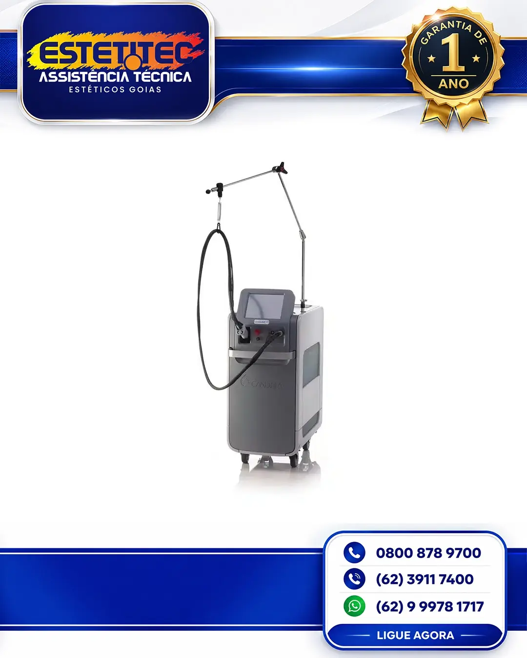 SUPORTE TÉCNICO PARA CANDELA GENTLELASE PRO RIO GRANDE DO SUL
