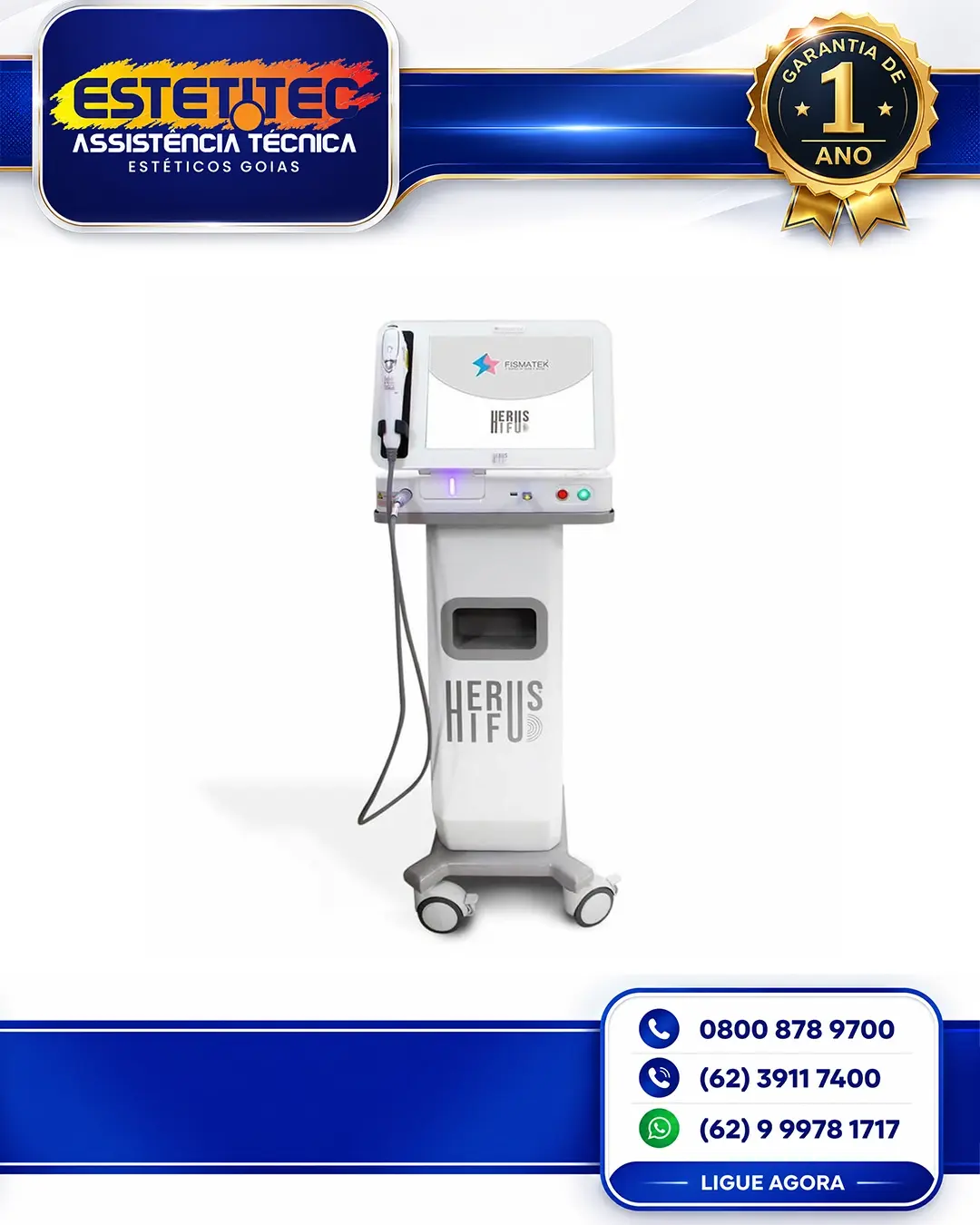 SUPORTE TÉCNICO PARA FISMATEK HERUS HIFU PEN GOIÂNIA