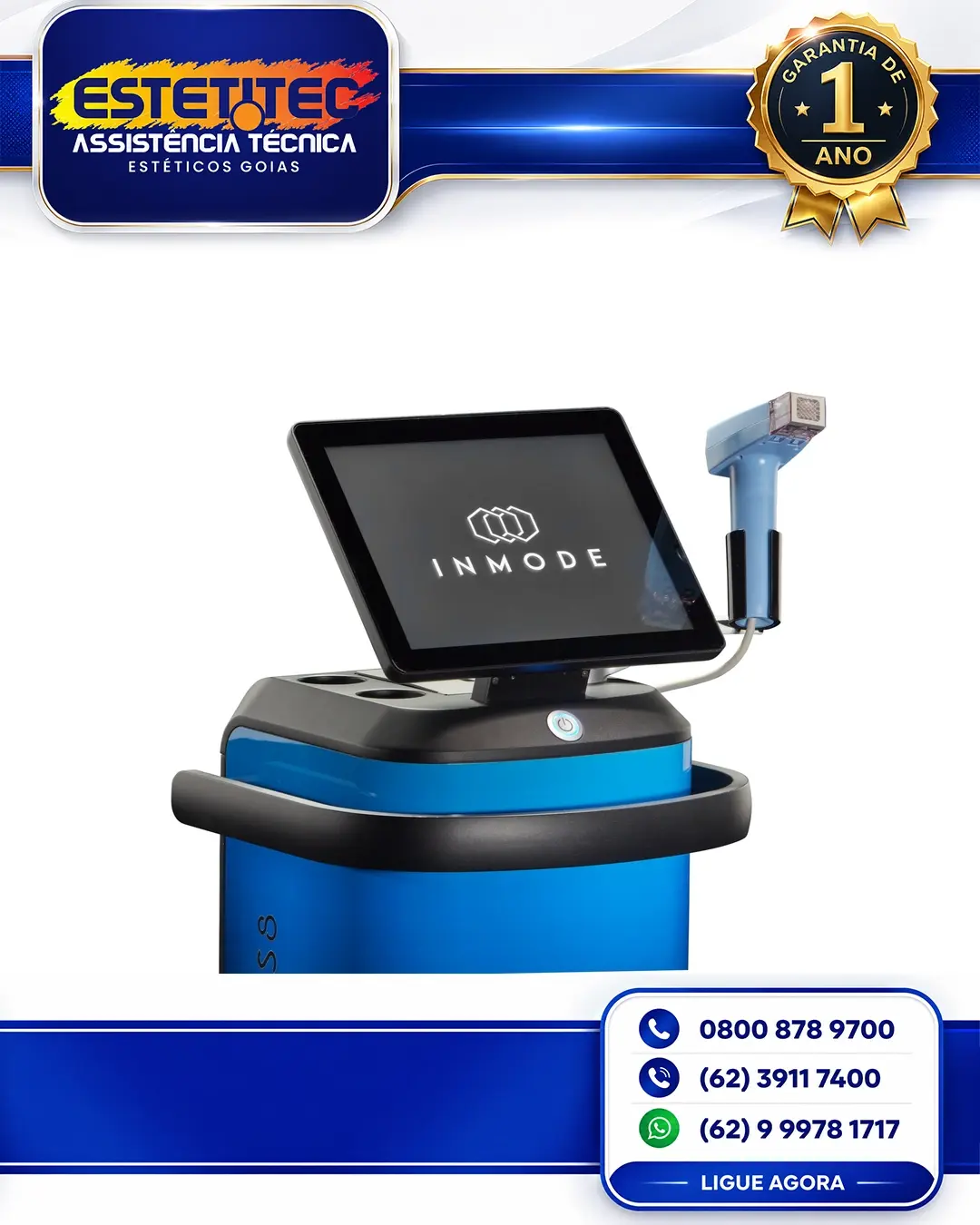 SUPORTE TÉCNICO PARA INMODE BODYTITE NO BRASIL