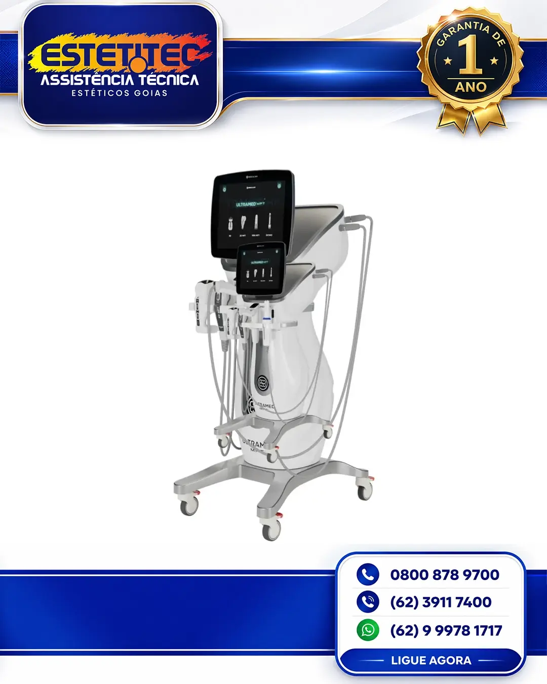 SUPORTE TÉCNICO PARA MEDICAL SAN ULTRAMED MPT GOIÂNIA
