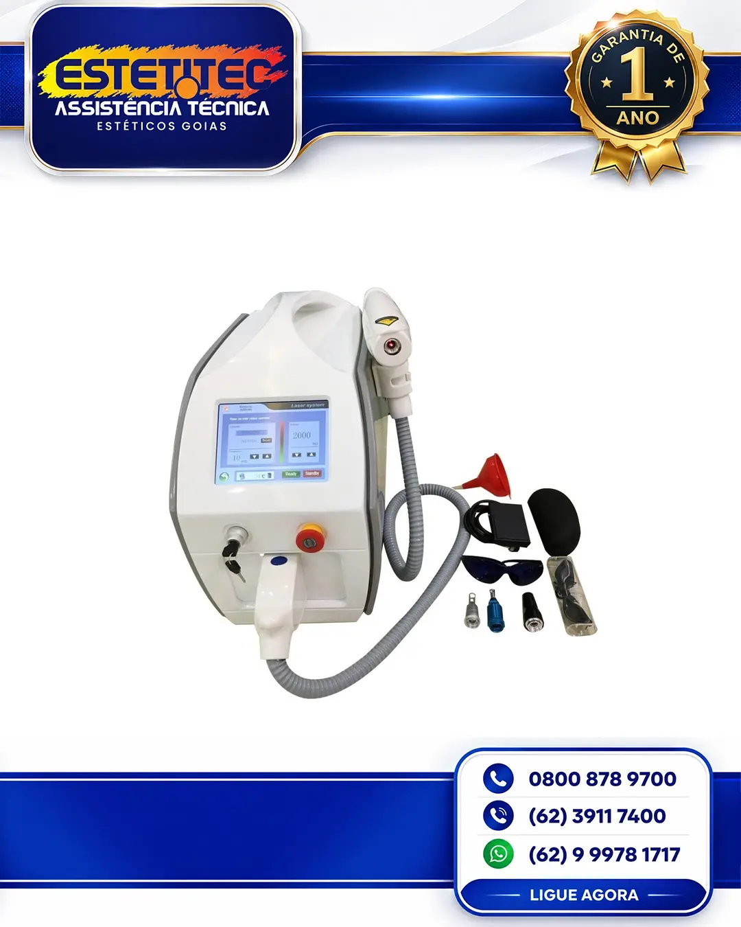 SUPORTE TÉCNICO SINCOHEREN Q SWITCH ND YAG BRASÍLIA